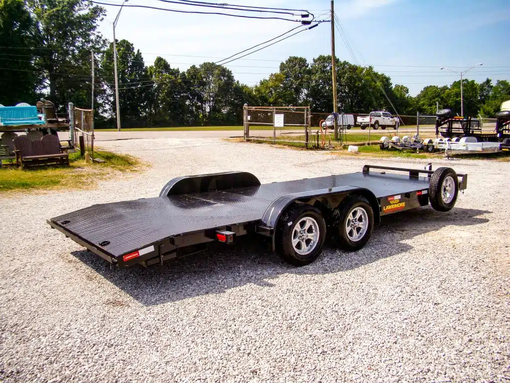 Trailer on the road