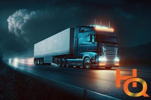 a truck in a storm in australia