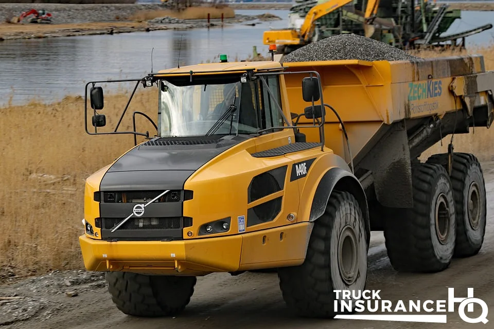 volvo dump truck tipper truck