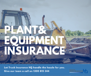 plant and equipment insurance